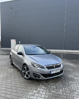 Peugeot 308 cena 43500 przebieg: 139000, rok produkcji 2015 z Piła małe 326